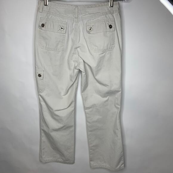 Vintage High Waist Cargo Crop Pants Sz 5/6 Small Medium - Picture 2 of 10